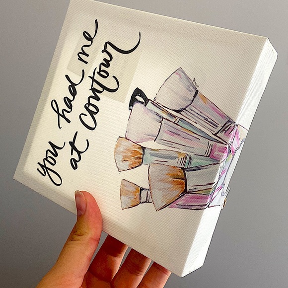 You Had Me At Contour |Canvas Wall Wart - Picture 3 of 4